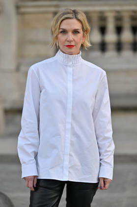 PFW Louis Vuitton Outside Arrivals Rhea Seehorn arriving at Louis Vuitton show during Paris Fashion Week, in Paris, France on 6 October 2026. Photo by Julien Reynaud APS-Medias ABACAPRESS.COM Paris France  Copyright: xReynaudxJulien APS-Medias ABACAx