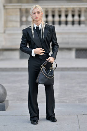 PFW Louis Vuitton Outside Arrivals Felix arriving at Louis Vuitton show during Paris Fashion Week, in Paris, France on 6 October 2026. Photo by Julien Reynaud APS-Medias ABACAPRESS.COM Paris France  Copyright: xReynaudxJulien APS-Medias ABACAx