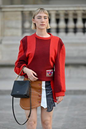 PFW Louis Vuitton Outside Arrivals Saoirse Ronan arriving at Louis Vuitton show during Paris Fashion Week, in Paris, France on 6 October 2026. Photo by Julien Reynaud APS-Medias ABACAPRESS.COM Paris France  Copyright: xReynaudxJulien APS-Medias ABACAx