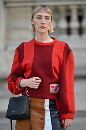 PFW Louis Vuitton Outside Arrivals Saoirse Ronan arriving at Louis Vuitton show during Paris Fashion Week, in Paris, France on 6 October 2026. Photo by Julien Reynaud APS-Medias ABACAPRESS.COM Paris France  Copyright: xReynaudxJulien APS-Medias ABACAx