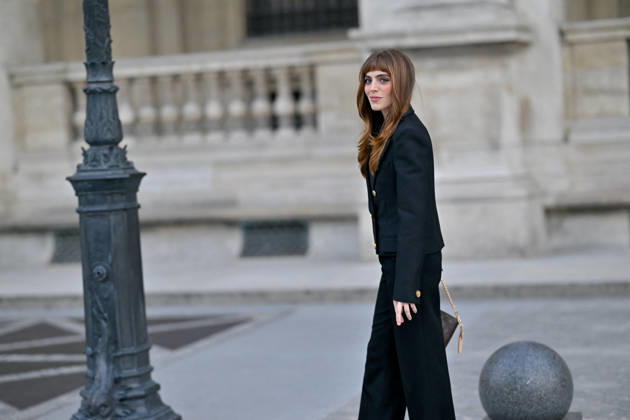 PFW Louis Vuitton Outside Arrivals Bella Maclean arriving at Louis Vuitton show during Paris Fashion Week, in Paris, France on 6 October 2026. Photo by Julien Reynaud APS-Medias ABACAPRESS.COM Paris France  Copyright: xReynaudxJulien APS-Medias ABACAx