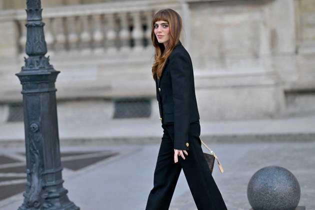 PFW Louis Vuitton Outside Arrivals Bella Maclean arriving at Louis Vuitton show during Paris Fashion Week, in Paris, France on 6 October 2026. Photo by Julien Reynaud APS-Medias ABACAPRESS.COM Paris France  Copyright: xReynaudxJulien APS-Medias ABACAx