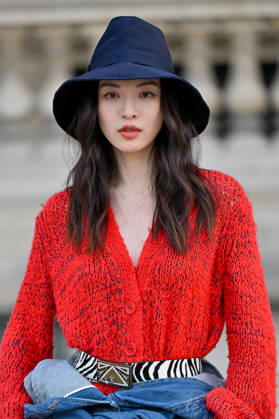 PFW Louis Vuitton Outside Arrivals Elaine Zhong arriving at Louis Vuitton show during Paris Fashion Week, in Paris, France on 6 October 2026. Photo by Julien Reynaud APS-Medias ABACAPRESS.COM Paris France  Copyright: xReynaudxJulien APS-Medias ABACAx
