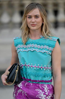 PFW Louis Vuitton Outside Arrivals Jeanne Goursaud arriving at Louis Vuitton show during Paris Fashion Week, in Paris, France on 6 October 2026. Photo by Julien Reynaud APS-Medias ABACAPRESS.COM Paris France  Copyright: xReynaudxJulien APS-Medias ABACAx