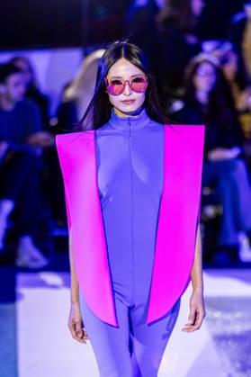 PFW Pierre Cardin Runway NB A model walks the runway during the Pierre Cardin Womenswear Spring Summer 2027 show at Pailleron ice rink as part of Paris Fashion Week on October 06, 2026 in Paris, France. Photo by Nasser Berzane ABACAPRESS.COM Paris France Copyright: xBerzanexNasser ABACAx