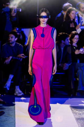 PFW Pierre Cardin Runway NB A model walks the runway during the Pierre Cardin Womenswear Spring Summer 2027 show at Pailleron ice rink as part of Paris Fashion Week on October 06, 2026 in Paris, France. Photo by Nasser Berzane ABACAPRESS.COM Paris France Copyright: xBerzanexNasser ABACAx