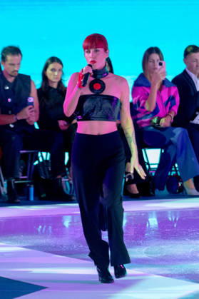 PFW Pierre Cardin Runway NB Jennifer Ayache at the runway during the Pierre Cardin Womenswear Spring Summer 2027 show at Pailleron ice rink as part of Paris Fashion Week on October 06, 2026 in Paris, France. Photo by Nasser Berzane ABACAPRESS.COM Paris France Copyright: xBerzanexNasser ABACAx