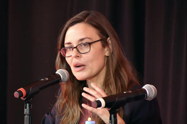NEW YORK, NY- OCTOBER 6: Lear deBessonet at the press conference for A Few Good Men at Lincoln Center Theater in the Vivian Beaumont Theatre on October 6, 2026 in New York City. Copyright: xmpi099 MediaPunchx
