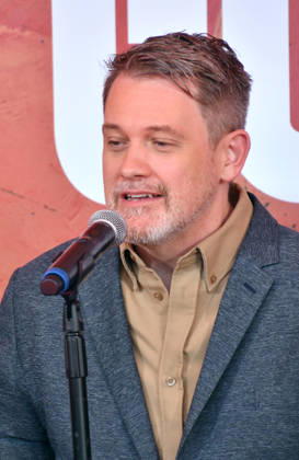 NEW YORK, NY- OCTOBER 6: Michael Arden at the press conference for A Few Good Men at Lincoln Center Theater in the Vivian Beaumont Theatre on October 6, 2026 in New York City. Copyright: xmpi099 MediaPunchx