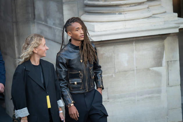 PFW - Louis Vuitton Front Row - Paris US actor and singer Jaden Smith poses as she arrives ahead of the Louis Vuitton Women s Spring Summer 2027 collection fashion show as part of the Paris Fashion Week, in Paris, France on October 6, 2026. Photo by Alexis Jumeau ABACAPRESS.COM Paris France  Copyright: xJumeauxAlexis ABACAx