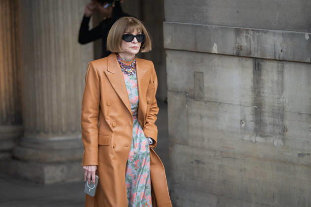 PFW - Louis Vuitton Front Row - Paris Anna Wintour poses as she arrives ahead of the Louis Vuitton Women s Spring Summer 2027 collection fashion show as part of the Paris Fashion Week, in Paris, France on October 6, 2026. Photo by Alexis Jumeau ABACAPRESS.COM Paris France  Copyright: xJumeauxAlexis ABACAx