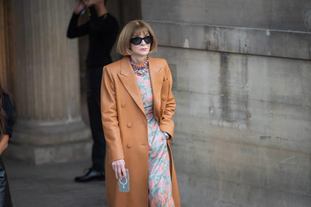 PFW - Louis Vuitton Front Row - Paris Anna Wintour poses as she arrives ahead of the Louis Vuitton Women s Spring Summer 2027 collection fashion show as part of the Paris Fashion Week, in Paris, France on October 6, 2026. Photo by Alexis Jumeau ABACAPRESS.COM Paris France  Copyright: xJumeauxAlexis ABACAx