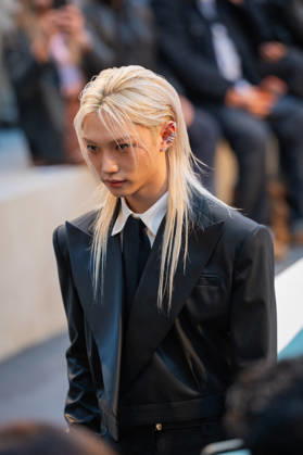 PFW - Louis Vuitton Front Row - Paris Felix Lee poses as she arrives ahead of the Louis Vuitton Women s Spring Summer 2027 collection fashion show as part of the Paris Fashion Week, in Paris, France on October 6, 2026. Photo by Alexis Jumeau ABACAPRESS.COM Paris France  Copyright: xJumeauxAlexis ABACAx