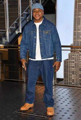 NEW YORK, NY- OCTOBER 6: LL Cool J at the Empire State Building to Celebrate the Premiere of CBS™ New Drama, NCIS: NEW YORK on October 6, 2026 in New York City. Copyright: xmpi099 MediaPunchx