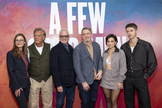 October 6, 2026, New York, New York, USA: LEAR DEBESSONET, AARON SORKIN, BRADLEY WHITFORD, MICHAEL ARDEN, KRYSTA RODRIGUEZ and TOM BLYTH attend a press conference for A Few Good Men on Broadway at the Vivian Beaumont Theater at Lincoln Center in New York. 6 October 2026 New York USA - ZUMAa265 20261006_zep_a265_011 Copyright: xEricxAcquayex
