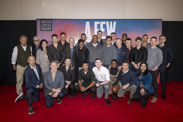 October 6, 2026, New York, New York, USA: The cast and creative team of A Few Good Men on Broadway attend a press conference at the Vivian Beaumont Theater at Lincoln Center in New York. 6 October 2026 New York USA - ZUMAa265 20261006_zep_a265_051 Copyright: xEricxAcquayex