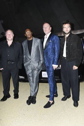 Keith Kjarval, Samuel L. Jackson, Renny Harlin, Guy Burnet at arrivals for THE BEAST Premiere, Academy Museum of Motion Pictures, Los Angeles, CA, October 06, 2026. Photo By: Elizabeth Goodenough Everett Collection THE BEAST Premiere PUBLICATIONXNOTxINxCANxCHNxFRAxITAxJPNxNORxPOLxRUSxESPxUKxUSA