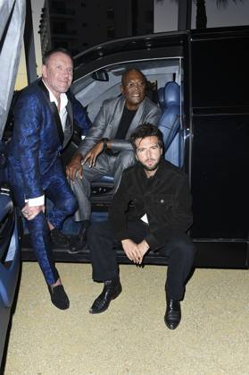 Samuel L. Jackson, Renny Harlin, Guy Burnett at arrivals for THE BEAST Premiere, Academy Museum of Motion Pictures, Los Angeles, CA, October 06, 2026. Photo By: Elizabeth Goodenough Everett Collection THE BEAST Premiere PUBLICATIONXNOTxINxCANxCHNxFRAxITAxJPNxNORxPOLxRUSxESPxUKxUSA