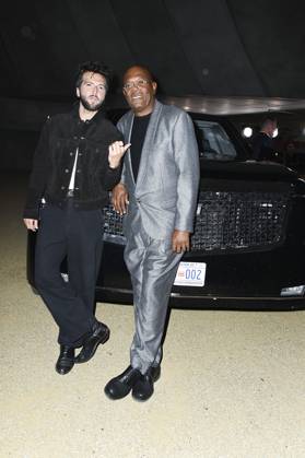 Guy Burnet, Samuel L. Jackson at arrivals for THE BEAST Premiere, Academy Museum of Motion Pictures, Los Angeles, CA, October 06, 2026. Photo By: Elizabeth Goodenough Everett Collection THE BEAST Premiere PUBLICATIONXNOTxINxCANxCHNxFRAxITAxJPNxNORxPOLxRUSxESPxUKxUSA