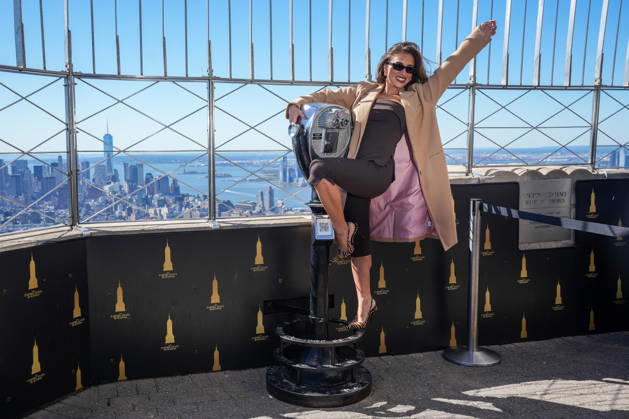 Jesse James Decker visits the Empire State Building on Tuesday, October 6, 2026, in New York City. NYP2026100650001 STEPHANIxSPINDEL