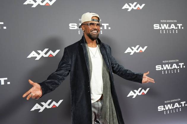 Shemar Moore attends the S.W.A.T. Exiles premiere at Palacio de la Prensa on October 06, 2026 in Madrid, Spain. Cordon Press