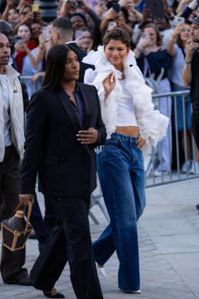Zendaya and Law Roach at the Louis Vuitton Women s Ready-to-Wear Spring Summer 2026 Collection fashion show during Paris Fashion Week, October 6, 2026 Florian Lavielle Bestimage Celebrities at the Louis Vuitton Women’s Ready-to-Wear Spring Summer 2026 Collection fashion show during Paris Fashion Week on October 6, 2026, Paris, France  Copyright: xFlorianxLaviellex xBestimagexFlorianxLaviellex xBestimagex
