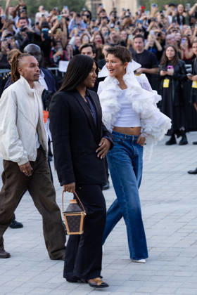 Zendaya and Law Roach at the Louis Vuitton Women s Ready-to-Wear Spring Summer 2026 Collection fashion show during Paris Fashion Week, October 6, 2026 Florian Lavielle Bestimage Celebrities at the Louis Vuitton Women’s Ready-to-Wear Spring Summer 2026 Collection fashion show during Paris Fashion Week on October 6, 2026, Paris, France  Copyright: xFlorianxLaviellex xBestimagexFlorianxLaviellex xBestimagex