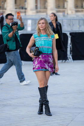 Jeanne Goursaud at the Louis Vuitton Women s Ready-to-Wear Spring Summer 2026 Collection fashion show during Paris Fashion Week, October 6, 2026 Florian Lavielle Bestimage Celebrities at the Louis Vuitton Women’s Ready-to-Wear Spring Summer 2026 Collection fashion show during Paris Fashion Week on October 6, 2026, Paris, France  Copyright: xFlorianxLaviellex xBestimagexFlorianxLaviellex xBestimagex