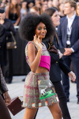 Joyce Cisse, also known as flowerovlove, at the Louis Vuitton Women s Ready-to-Wear Spring Summer 2026 Collection fashion show during Paris Fashion Week, October 6, 2026 Florian Lavielle Bestimage Celebrities at the Louis Vuitton Women’s Ready-to-Wear Spring Summer 2026 Collection fashion show during Paris Fashion Week on October 6, 2026, Paris, France Copyright: xFlorianxLaviellex xBestimagexFlorianxLaviellex xBestimagex