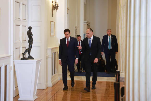 Greek Foreign Minister Giorgos Gerapetritis meets US Secretary of State Marco Rubio in Athens ATHENS, GREECE - OCTOBER 7: Greek Foreign Minister Giorgos Gerapetritis meets with US Secretary of State Marco Rubio at the Ministry of Foreign Affairs in Athens, Greece on October 7, 2026. Costas Baltas Anadolu Athens Greece. Editorial use only. Please get in touch for any other usage. Copyright: x2026xAnadoluxCostasxBaltasx
