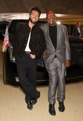 Inside arrivals for the Los Angeles premiere of The Beast at the Academy Museum of Motion Pictures Featuring: Guy Burnet, Samuel L. Jackson Where: Los Angeles, California, United States When: 07 Oct 2026 Credit: Faye s Vision Cover Images EDITORIAL USE ONLY. NOT FOR USE BY NEWSPAPERS BASED IN THE UK. Copyright: xx coverimg56077547