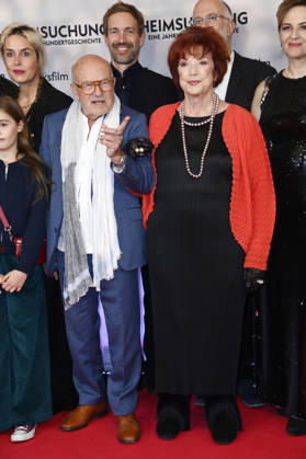 Volker Schlöndorff und Regina Ziegler bei der Premiere des Kinofilms Heimsuchung im Kino International. Berlin, 06.10.2026