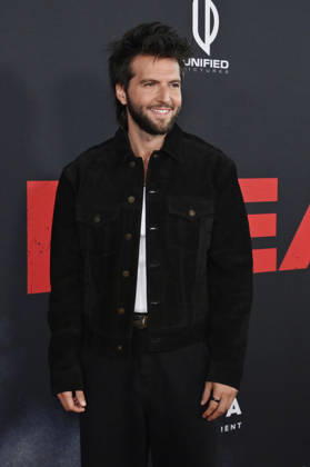 Cast member Guy Burnet attends the premiere of the motion picture thriller The Beast at the Academy museum of Motion Pictures in Los Angeles on Tuesday, October 10, 2026. Storyline: When a militia of unidentified hostiles coordinates a coup against the U.S., the president uncovers the extent of The Beast s highly classified offensive capabilities in order to save his life and America. LAP20261006802 JIMxRUYMEN