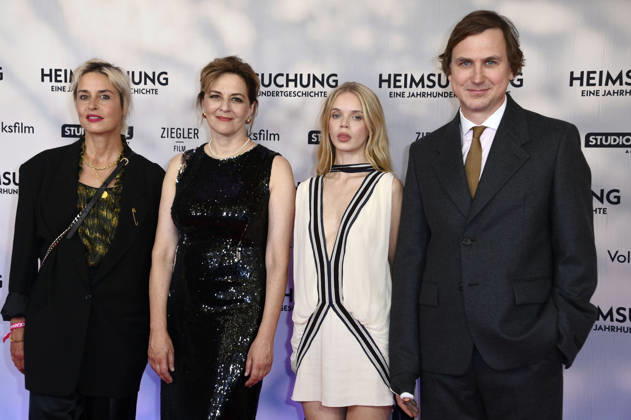 Susanne Wolff, Martina Gedeck, Maria Matschke Engel und Lars Eidinger bei der Premiere des Kinofilms Heimsuchung im Kino International. Berlin, 06.10.2026