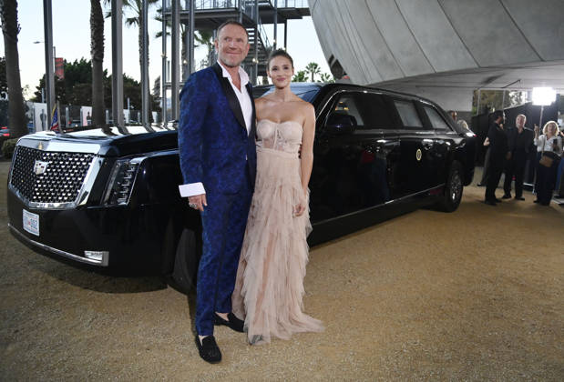 Director Reny Darlin and his wife Kelly Gale attend the premiere of the motion picture thriller The Beast at the Academy museum of Motion Pictures in Los Angeles on Tuesday, October 10, 2026. Storyline: When a militia of unidentified hostiles coordinates a coup against the U.S., the president uncovers the extent of The Beast s highly classified offensive capabilities in order to save his life and America. LAP20261006820 JIMxRUYMEN