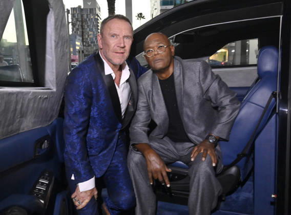Director Renny Harlin (L) and cast member Samuel L. Jackson attend the premiere of the motion picture thriller The Beast at the Academy museum of Motion Pictures in Los Angeles on Tuesday, October 10, 2026. Storyline: When a militia of unidentified hostiles coordinates a coup against the U.S., the president uncovers the extent of The Beast s highly classified offensive capabilities in order to save his life and America.  LAP20261006823 JIMxRUYMEN