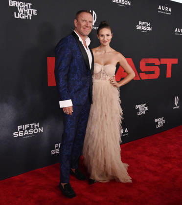 Director Reny Darlin and his wife Kelly Gale attend the premiere of the motion picture thriller The Beast at the Academy museum of Motion Pictures in Los Angeles on Tuesday, October 10, 2026. Storyline: When a militia of unidentified hostiles coordinates a coup against the U.S., the president uncovers the extent of The Beast s highly classified offensive capabilities in order to save his life and America. LAP20261006813 JIMxRUYMEN