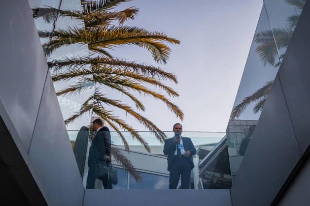 EU MED9 Summit Security personel on guard around Radisson Blu Resort & Spa during EU MED9 summit in Split, Croatia on October 7, 2027. ZvonimirxBarisin PIXSELL