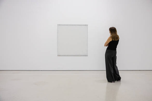 Robert Ryman: The Real Thing at Barbican Art Gallery, London, UK 7 October 2026 Post State 2 , 1981 on display at Robert Ryman: The Real Thing at the Barbican Art Gallery, London, UK, on 7 October 2026. The first significant UK exhibition of American minimalist and conceptual painter Robert Ryman (1930 2019) in over 30 years brings together six decades of work, on view from 8 October 2026., Credit:Pete Speller Avalon Copyright: xPetexSpellerx xAvalonx 1141199001