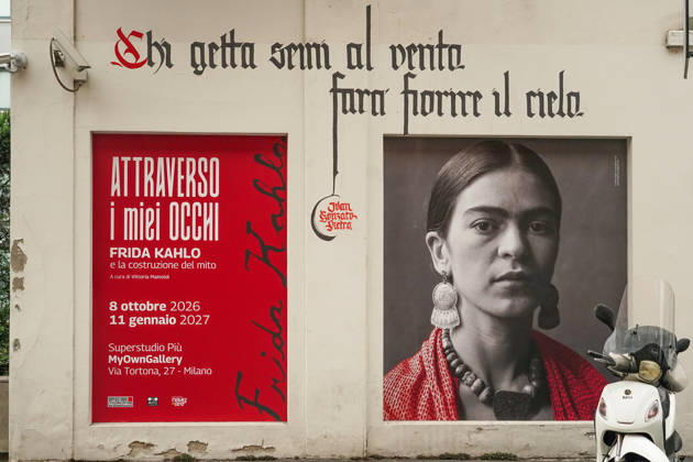 IPA89394073 - MILAN, October 7, 2026 - Opening of the photography exhibition Through My Eyes: Frida Kahlo and the Making of a Myth, curated by Vittoria Mainoldi at Superstudio Più on Via Tortona. Copyright: xEmanuelexRobertoxDexCarlix xx IPA89394073