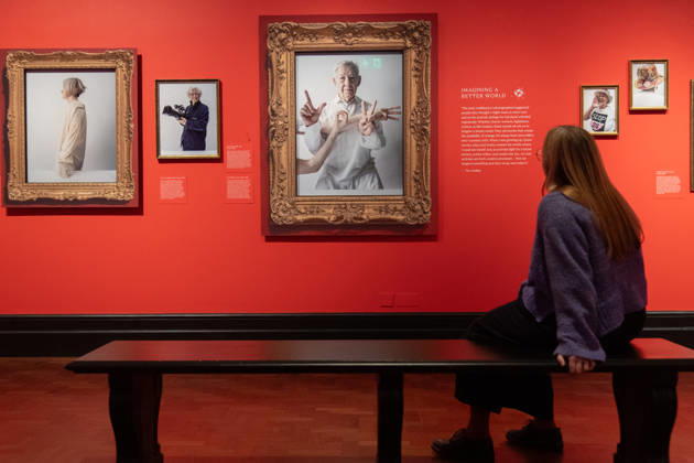 Tim Walker s Fairyland: Love and Legends Photo Call at National Portrait Gallery, London, UK - 7 October 2026 A staff member views (L-R) - Fiona Cunningham-Reid , April Ashley and Ian McKellen all by Tim Walker as part of The National Portrait Gallery s Tim Walker s Fairyland: Love and Legends Exhibition which runs from 9th October 2026 - 7th February 2027 at National Portrait Gallery in London, England, UK on Wednesday 7 October, 2026., Credit:Justin Ng Avalon UK, England, London, National Portrait Gallery Copyright: xJustinxNgx xAvalonx 1141202433