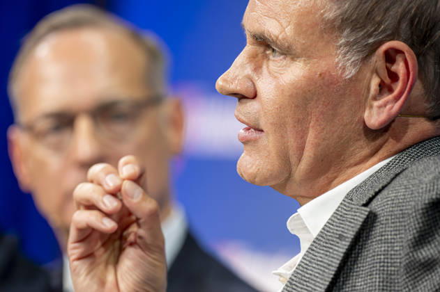 Oliver Blume EUR, Deutschland, Berlin, 07.10.2026: Oliver Blume CEO Volkswagen Group, besucht die in Berlin stattfindene Jubiläumsveranstaltung von 80 Jahre Handelsblatt und 100 Jahre WirtschaftsWoche.