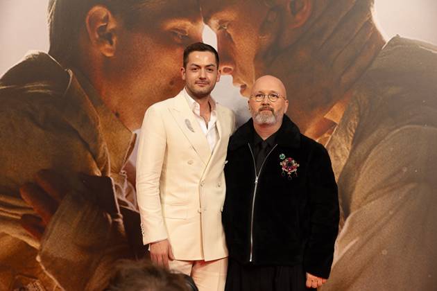 Producer Michiel Dhont and Scenario Writer And Actor Angelo Tijssens pictured during the opening of Gent International Film Festival, with the opening film Coward by Gent director Dhont on Wednesday 7 October 2026. The 53rd edition of Film Fest Gent takes place from 07 to 18 October. Coward is Dhont s third feature film and this is the third time a film by Dhont has opened the festival. This previously happened with Girl in 2018 and Close in 2022. JAMES ARTHUR PHOTOGRAPHY JAMESxARTHURxGEKIERE 189086712