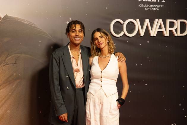 Television Presenter Aster Nzeyimana and Actress Lize Feryn pictured during the opening of Gent International Film Festival, with the opening film Coward by Gent director Dhont on Wednesday 7 October 2026. The 53rd edition of Film Fest Gent takes place from 07 to 18 October. Coward is Dhont s third feature film and this is the third time a film by Dhont has opened the festival. This previously happened with Girl in 2018 and Close in 2022. JAMES ARTHUR PHOTOGRAPHY JAMESxARTHURxGEKIERE 189086525