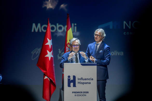 3rd Annual Hispanic Influence Awards Francisco Marhuenda, editor-in-chief of La Razón, speaks during the 3rd Annual Hispanic Influence Awards ceremony on October 7, 2026, in Madrid, Spain. The main objective of the Hispanic Influence Awards is to recognize excellence, talent, creativity, and leadership of individuals and institutions that strengthen the ties between the Spanish-speaking community and promote Hispanic values on a global scale OCTOBER 7, 2026 HISPANIC INFLUENCE AWARDS SPANISH-SPEAKERS HISPANIC IDENTITY Madrid Madrid, Spain Copyright: xRicardoxRubiox 7827301