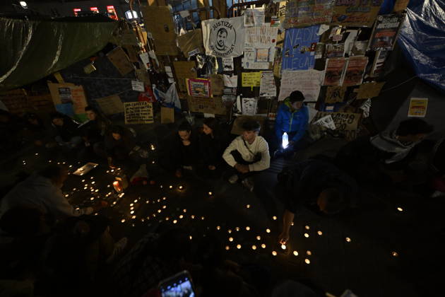 Supporters gather in Madrid for Maricarmen Abascal after her death MADRID, SPAIN - OCTOBER 7: People gather in support of Maricarmen Abascal during a protest at Puerta del Sol in Madrid, Spain on October 7, 2026. The 87-year-old Abascal, who became a symbol of Spain s housing crisis in recent weeks, died in hospital after spending 15 days there following her eviction from her home by police in Madrid on September 23, 2026. Burak Akbulut Anadolu Madrid Spain. Editorial use only. Please get in touch for any other usage. Copyright: x2026xAnadoluxBurakxAkbulutx