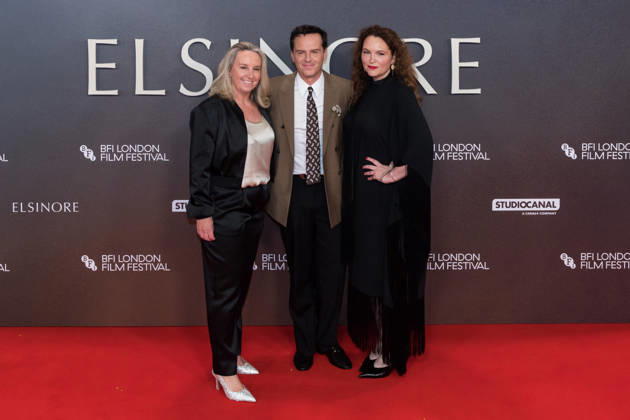 Elsinore Opening Night Gala at BFI London Film Festival LONDON, UNITED KINGDOM - OCTOBER 07: Andrew Scott (C) and Hannah James-Scott (R) attend the opening night gala of Elsinore during the 70th BFI London Film Festival at the Royal Festival Hall in London, United Kingdom on October 07, 2026. Wiktor Szymanowicz Anadolu London United Kingdom. Editorial use only. Please get in touch for any other usage. Copyright: x2026xAnadoluxWiktorxSzymanowiczx