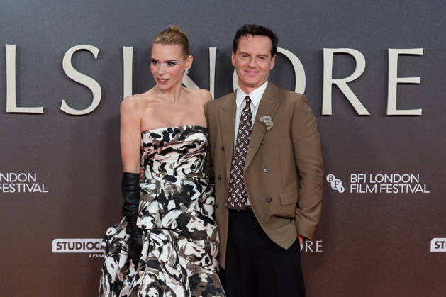 Elsinore Opening Night Gala at BFI London Film Festival LONDON, UNITED KINGDOM - OCTOBER 07: Billie Piper (L) and Andrew Scott (R) attend the opening night gala of Elsinore during the 70th BFI London Film Festival at the Royal Festival Hall in London, United Kingdom on October 07, 2026. Wiktor Szymanowicz Anadolu London United Kingdom. Editorial use only. Please get in touch for any other usage.  Copyright: x2026xAnadoluxWiktorxSzymanowiczx