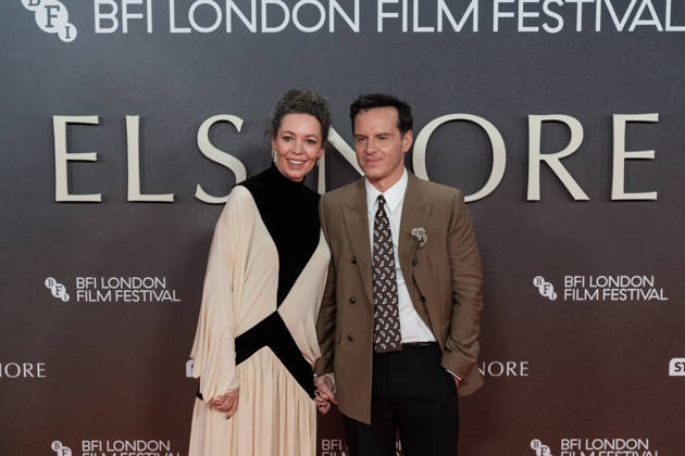 Elsinore opening night gala at BFI London Film Festival LONDON, UNITED KINGDOM - OCTOBER 07: Olivia Colman (L) and Andrew Scott (R) attend the opening night gala of Elsinore during the 70th BFI London Film Festival at the Royal Festival Hall in London, United Kingdom on October 07, 2026. Wiktor Szymanowicz Anadolu London United Kingdom. Editorial use only. Please get in touch for any other usage. Copyright: x2026xAnadoluxWiktorxSzymanowiczx