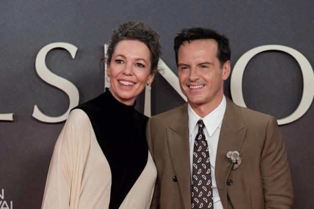 Elsinore opening night gala at BFI London Film Festival LONDON, UNITED KINGDOM - OCTOBER 07: Olivia Colman (L) and Andrew Scott (R) attend the opening night gala of Elsinore during the 70th BFI London Film Festival at the Royal Festival Hall in London, United Kingdom on October 07, 2026. Wiktor Szymanowicz Anadolu London United Kingdom. Editorial use only. Please get in touch for any other usage. Copyright: x2026xAnadoluxWiktorxSzymanowiczx
